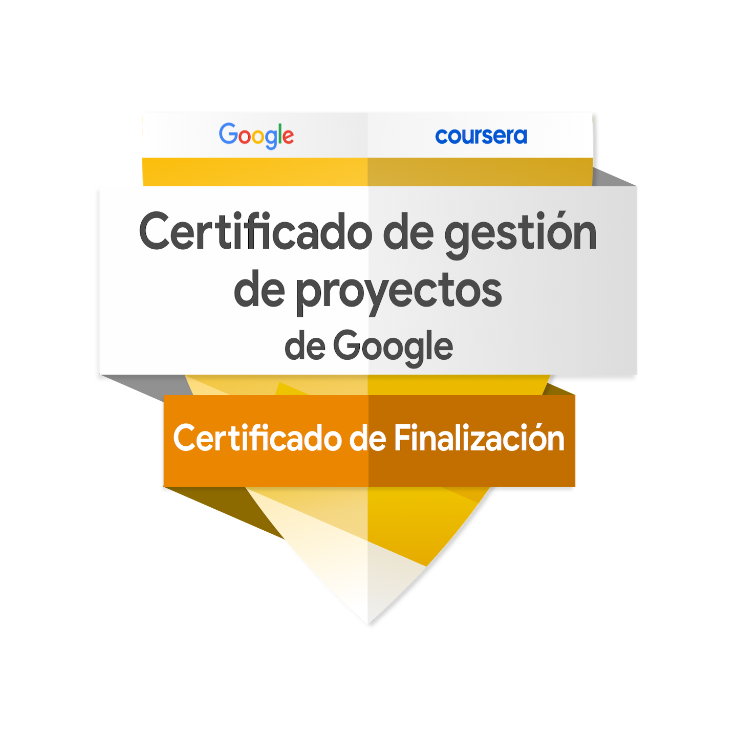 certificado de gestión de proyectos de google